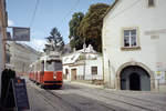 Wien Wiener Linien SL D (E2 4019 + c5 1419) XIX, Döbling, Nußdorf, Greinergasse am 4.