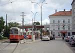 Wien Wiener Linien SL D (c5 1419 + E2 4019) XIX, Döbling, Nußdorf, Nußdorfer Platz am 4.