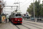 Wien Wiener Linien SL 26 (E1 4862 + c4 1356) XXII, Donaustadt, Hirschstetten, Oberfeldgasse (Hst.