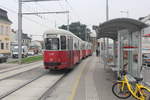 Wien Wiener Linien SL 26 (c4 1338 + E1 4781) XXII, Donaustadt, Kagran, Kagraner Platz (Hst.