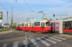 Wien Wiener Linien SL 31 (E2 4072 + c5 1472) XXI, Floridsdorf, Großjedlersdorf, Brünner Straße / Gerasdorfer Straße am 18.