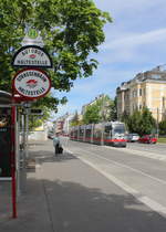 Wien Wiener Linien SL 49: Haltestelle Deutschordenstraße (in der Linzer Straße im 14.