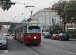 Wien Wiener Linien SL 49 (E1 4549 + c4 1364) VII, Neubau, Urban-Loritz-Platz am 19.