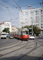 Wien Wiener Linien SL 38 (E2 4001 + c5 1401) XIX, Döbling, Billrothstraße / Döblinger Hauptstraße / Glatzgasse am 5.