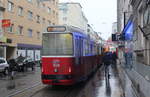 Wien Wiener Linien SL 67 (c5 1509 + E2 4309) X, Favoriten, Buchengasse (Endstation Reumannplatz) am 16.