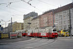 Wien Wiener Linien SL 18 (E1 4742 + c3 1222) Wiedner Gürtel / Arsenalstraße / Prinz_Eugen-Straße am 19.