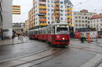 Wien Wiener Linien SL 30 (E1 4781 + c4 1337) XXI, Floridsdorf, Schloßhofer Straße / Franz-Jonas-Platz am 16.