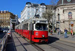 Wien Wiener Linien SL 49 (E1 4552) VII, Burggasse / Volkstheater / Museumsplatz (Hst.