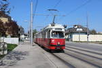 Wien Wiener Linien SL 26 (E1 4791 + c4 1328) XXII, Donaustadt, Hausfeldstraße am 19. April 2018.