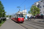 Wien Wiener Linien SL 6 (E2 4098) XI, Simmering, Kaiserebersdorf, Svetelskystraße am 20.