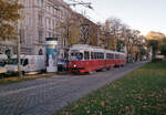 Wien Wiener Linien SL 6 (E1 4511 + c3 1211) XV, Rudolfsheim-Fünfhaus / VII, Neubau, Neubaugürtel am 21.