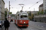 Wien Wiener Linien SL 37 (E1 4854) XIX, Döbling, Döblinger Hauptstraße / Glatzgasse am 22. Oktober 2010. - Scan eines Farbnegativs. Film: Kodak Advantix 200-2. Kamera: Leica C2.