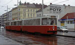 Wien Wiener Linien SL 71 (c5 1496 + E2 4096) XI, Simmering, Simmeringer Hauptstraße / Straßenbahnbetriebsbahnhof Simmering (Hst.