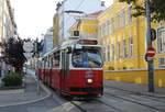 Wien Wiener Linien SL 1 (E2 4085 (SGP 1988)) X, Favoriten, Knöllgasse / Davidgasse am 30.