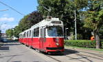 Wien Wiener Linien SL D (E2 4319 (Bombardier-Rotax 1989)) IX, Alsergrund, Augasse am 27.