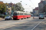 Wien Wiener Linien SL 49 (E1 4513 (Lohnerwerke 1972) + c4 1338 (Bombardier-Rotax 1975)) XIV, Penzing, Hütteldorf, Linzer Straße (Hst.