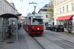 Wien Wiener Linien SL 49 (E1 4554 + c4 1356 (Beide Wagen: Bombardier-Rotax 1976)) XIV, Penzing, Hütteldorf, Linzer Straße (Hst.