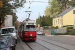 Wien Wiener Linien SL 49 (E1 4552 + c4 1336) XIV, Penzing, Oberbaumgarten, Hütteldorfer Straße am 17.