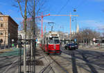 Wien Wiener Linien SL D (E2 4026 (SGP 1979)) I, Innere Stadt, Burgring / Bellariastraße am 14.