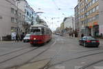 Wien Wiener Linien SL 26 (E1 4858 + c4 1331) XXII, Donaustadt / XXI, Floridsdorf, Donaufelder Straße / Josef-Baumann-Gasse / Tokiostraße am 11.