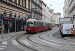 Wien Wiener Linien SL 49 (E1 4519 (Lohnerwerke 1973) + c4 1363 (Bombardier-Rotax, vorm.