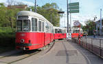 Wien Wiener Linien SL 49 (c4 1357 + E1 4558) VII, Neubau, Urban-Loritz-Platz am 9.