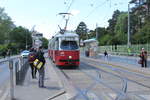 Wien Wiener Linien SL 49 (E1 4548 + c4 1339) XIV, Penzing, Hütteldorfer Straße (Hst.