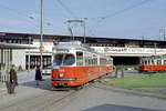 Wien: Die Wiener Straßenbahnen vor 50 Jahren: SL 16 (E1 4699 (SGP 1968)) II, Leopoldstadt, Praterstern am 29.