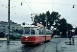 Wien Wiener Stadtwerke-Verkehrsbetriebe (WVB) SL 231 (F 704 (SGP 1963)) XX, Brigittenau, Friedrich-Engels-Platz / Floridsdorfer Brücke am 26.