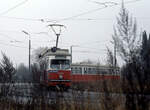 Wien Wiener Stadtwerke-Verkehrsbetriebe (WVB) SL 26 (E1 4792 (SGP 1972)) XXII, Donaustadt, Stadlau, Langobardenstraße / Zschokkegasse am 3.