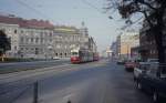 Wien WVB SL D/ (E1 4782) Heiligenstdter Strasse / Grinzinger Strasse im Oktober 1978.