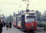 Wien WVB SL O (E1 4812) Quellenstrasse / Knllgasse im Oktober 1978.