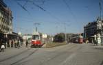 Wien WVB SL 64 (E2 4009) Mariahilfer Grtel / Mariahilfer Strasse im Oktober 1979.