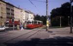 Wien WVB SL 18 (E1 4747) Landstrasser Grtel / Schweizer Garten-Strasse / Fasangasse im August 1994.