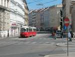 Wien Wiener Linien SL 37 (E1 4834) Nussdorfer Strasse / Alserbachstrasse am 5. August 2010.