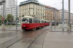 Wien WL SL 5 (E1 4814 + c4 1314) Praterstern am 2.