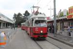 Wien WL SL 25 (E1 4794 + c4 1348) U-Bahnhof Kagran / Siebeckstrasse am 1.