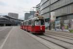 Wien WL SL D (E2 4009 + c5 1409) Canettistraße / Arsenalstraße am 1.