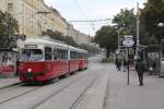 Wien Wiener Linien SL 6 (E1 4521 (Lohner 1973) + c3 1211 (Lohner 1961)) Margaretengürtel (Hst.