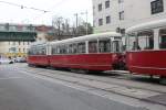 Wien Wiener Linien: E1 4849 + c4 1357 als SL 43 Lazarettgasse / Währinger Gürtel am 13.