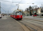 Wien Wiener Linien SL 6 (E2 4302) Simmering, Simmeringer Hauptstraße / Thürnlhofstraße am 22.