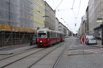 Wien Wiener Linien SL 6 (E1 4518 + c3 1272) Favoriten, Quellenstraße (Hst.