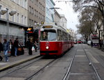 Wien Wiener Linien SL 67 (E2 4073 + c5 1473) X, Favoriten, Quellenstraße / Favoritenstraße am 18.