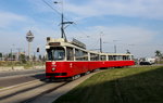 Wien Wiener Linien SL D (E2 4006 + c5 1406) X, Favoriten, Karl-Popper-Straße / Alfred-Adler-Straße am 27.