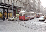 Wien WVB SL 31/5 (F 747) VIII, Josefstadt, Josefstädter Straße / Albertgasse im Oktober 1979.