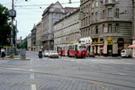 Wien Wiener Stadtwerke-Verkehrsbetriebe SL 5 (E1 4550) IX, Alsergrund, Spitalgasse / Währinger Straße im Juli 1982.