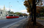 Wien Wiener Linien SL 1 (E2 4083 + c5 1483) I, Innere Stadt, Dr.-Karl-Renner-Ring / Parlament am 22.