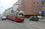 Wien Wiener Linien SL 5 (E1 4743 + c4 1336) XX, Brigittenau, Wallensteinstraße am 12.