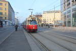 Wien Wiener Linien SL 2 (E2 4047) XX, Brigittenau, Marchfeldstraße / Höchstädtplatz am 16.