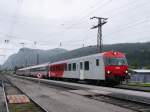 Der CityShuttle-Steuerwagen 80-73 090 führt den InterCity IC 512 Graz - Selzthal - Bischofshofen - Salzburg; Radstadt an der Ennstalbahn, 17.08.2015  